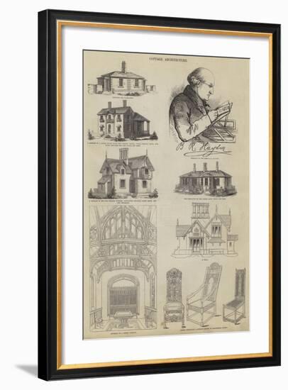 Cottage Architecture-null-Framed Giclee Print