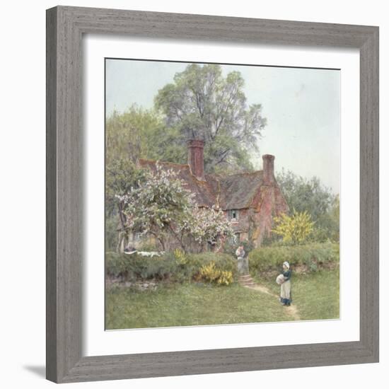 Cottage at Chiddingfold-Helen Allingham-Framed Giclee Print