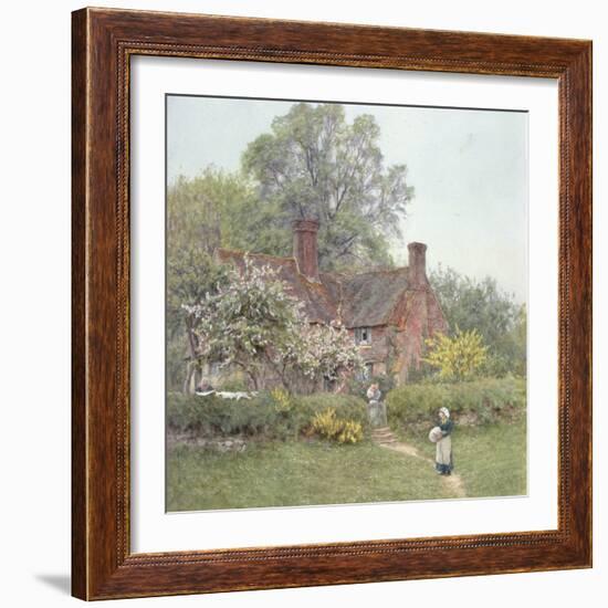 Cottage at Chiddingfold-Helen Allingham-Framed Giclee Print