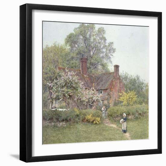 Cottage at Chiddingfold-Helen Allingham-Framed Giclee Print