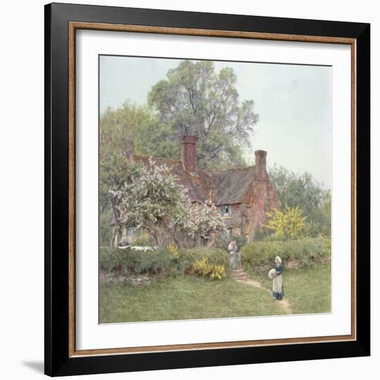 Cottage at Chiddingfold-Helen Allingham-Framed Giclee Print