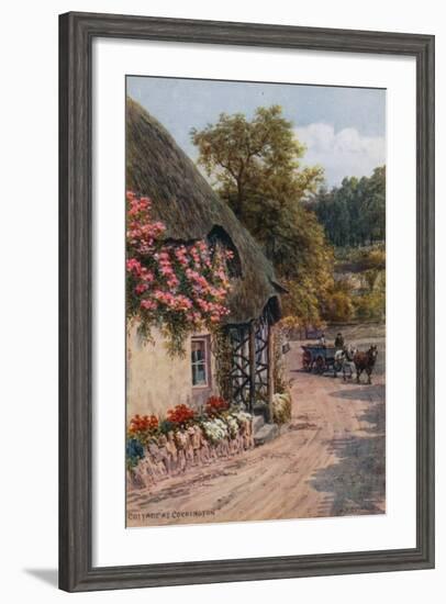 Cottage at Cockington-Alfred Robert Quinton-Framed Giclee Print