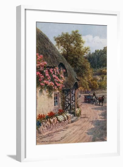 Cottage at Cockington-Alfred Robert Quinton-Framed Giclee Print
