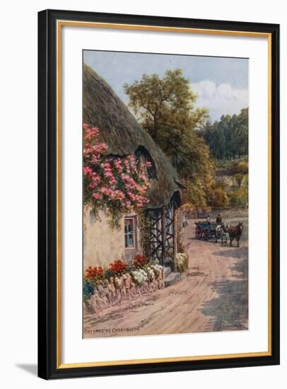 Cottage at Cockington-Alfred Robert Quinton-Framed Giclee Print