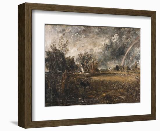 Cottage at East Bergholt, C.1833 (Oil on Canvas)-John Constable-Framed Giclee Print