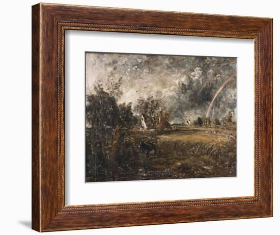 Cottage at East Bergholt, C.1833 (Oil on Canvas)-John Constable-Framed Giclee Print