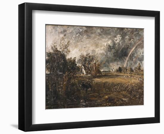 Cottage at East Bergholt, C.1833 (Oil on Canvas)-John Constable-Framed Giclee Print