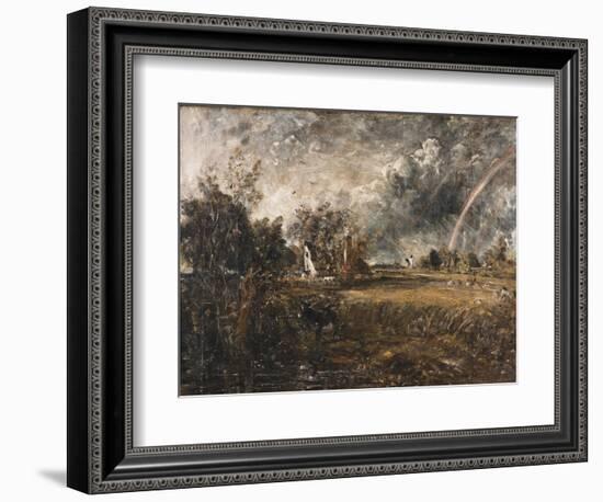 Cottage at East Bergholt, C.1833 (Oil on Canvas)-John Constable-Framed Giclee Print