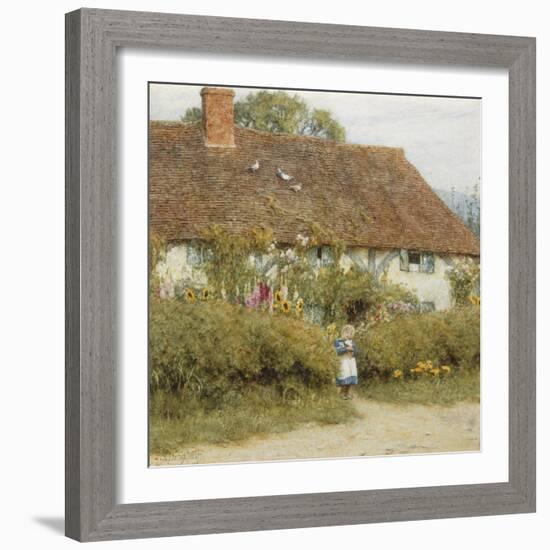 Cottage at West Horsley, Surrey-Helen Allingham-Framed Giclee Print