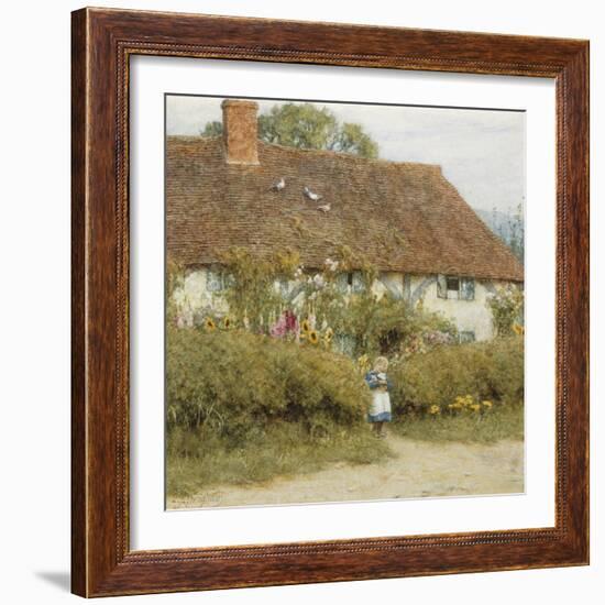 Cottage at West Horsley, Surrey-Helen Allingham-Framed Giclee Print