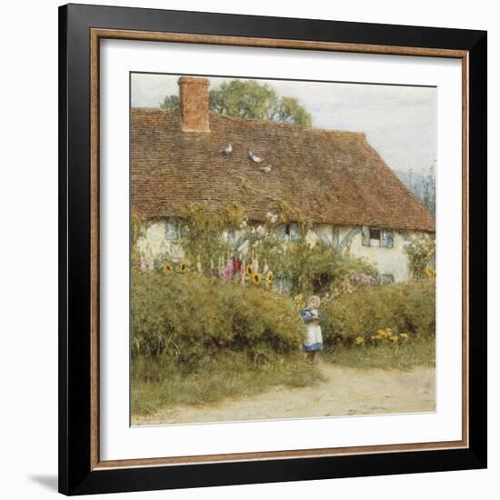 Cottage at West Horsley, Surrey-Helen Allingham-Framed Giclee Print