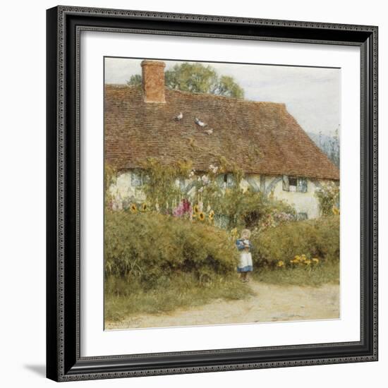 Cottage at West Horsley, Surrey-Helen Allingham-Framed Giclee Print