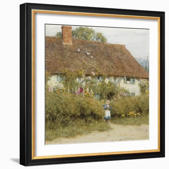 Cottage at West Horsley, Surrey-Helen Allingham-Framed Giclee Print