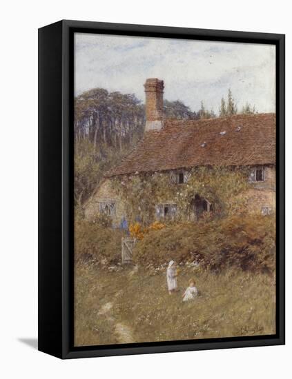 Cottage at Witley, Surrey, 19th Century-Helen Allingham-Framed Premier Image Canvas