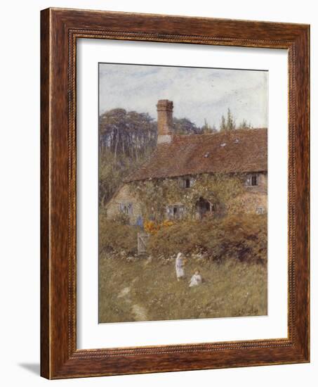 Cottage at Witley, Surrey, 19th Century-Helen Allingham-Framed Giclee Print