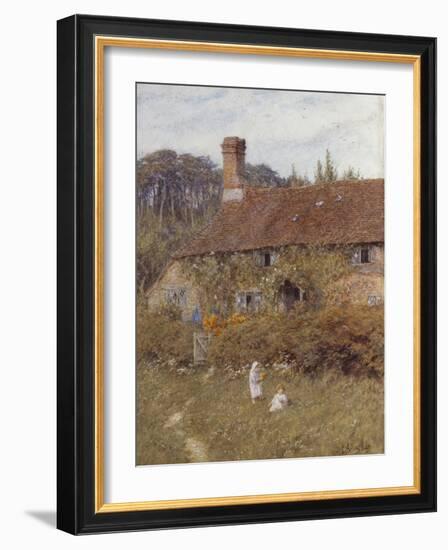 Cottage at Witley, Surrey, 19th Century-Helen Allingham-Framed Giclee Print