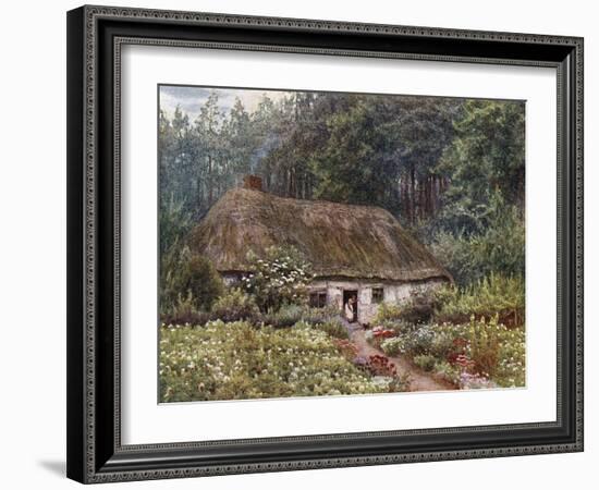 Cottage at Wormley Wood-Helen Allingham-Framed Art Print