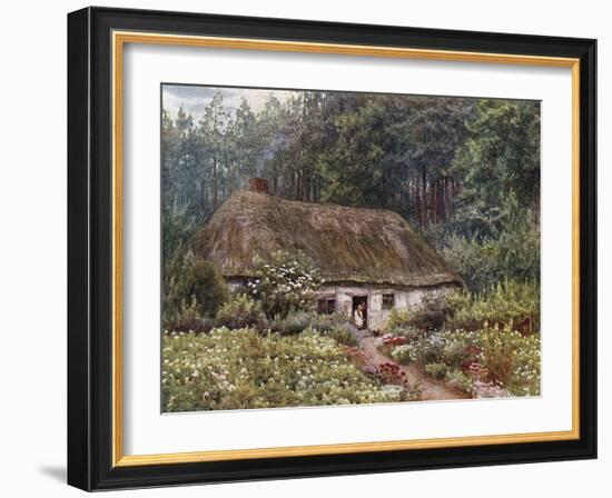 Cottage at Wormley Wood-Helen Allingham-Framed Art Print