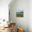 Cottage, Brown Cow and Sailing Boat-Sophie Harding-Giclee Print displayed on a wall