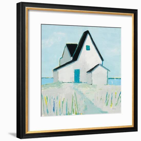 Cottage by the Sea Neutral-Phyllis Adams-Framed Premium Giclee Print