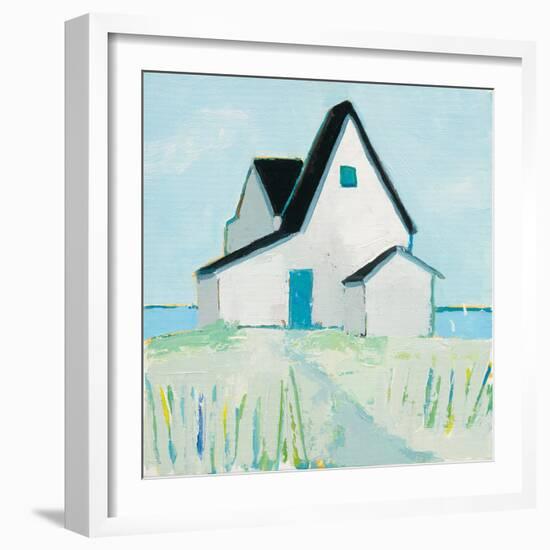Cottage by the Sea-Phyllis Adams-Framed Premium Giclee Print