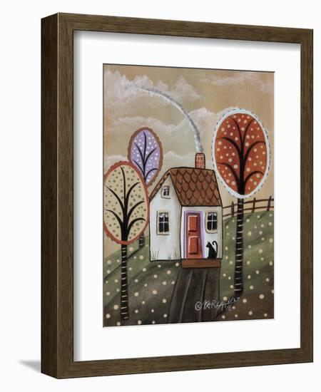 Cottage Cat 2-Karla Gerard-Framed Premium Giclee Print