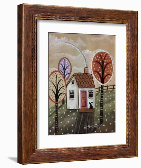 Cottage Cat 2-Karla Gerard-Framed Premium Giclee Print