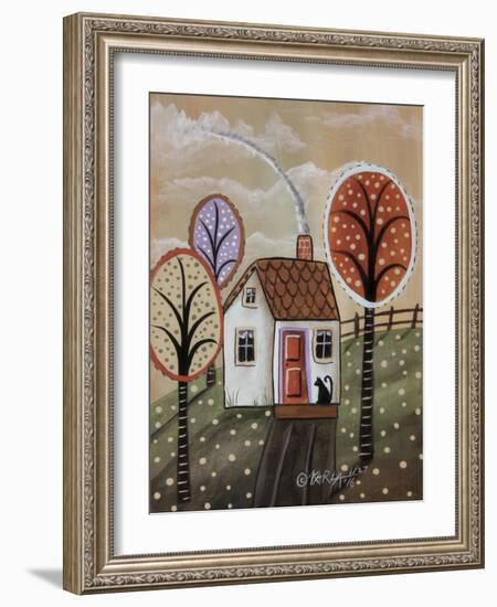 Cottage Cat 2-Karla Gerard-Framed Giclee Print