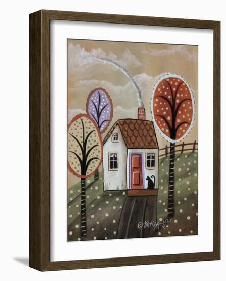 Cottage Cat 2-Karla Gerard-Framed Giclee Print