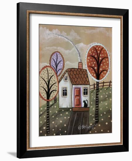 Cottage Cat 2-Karla Gerard-Framed Giclee Print