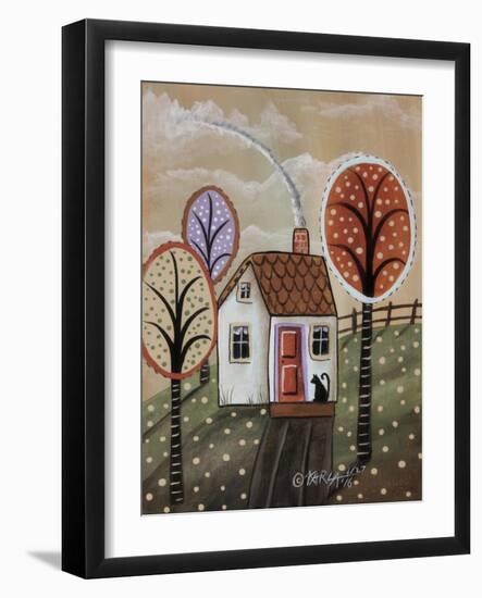Cottage Cat 2-Karla Gerard-Framed Giclee Print