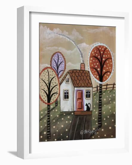 Cottage Cat 2-Karla Gerard-Framed Giclee Print