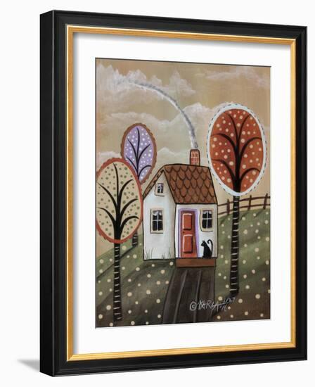 Cottage Cat 2-Karla Gerard-Framed Giclee Print