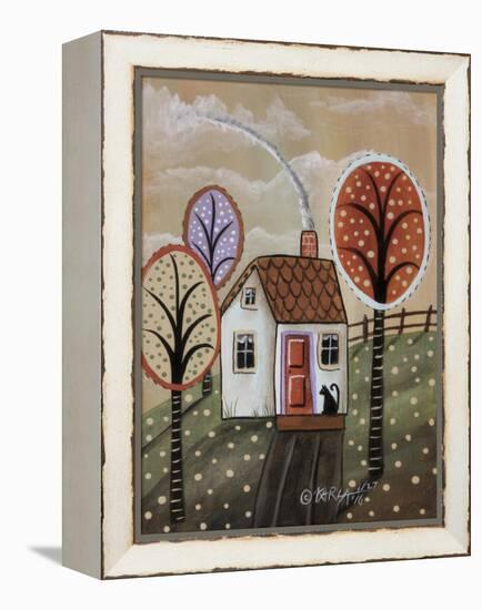 Cottage Cat 2-Karla Gerard-Framed Premier Image Canvas