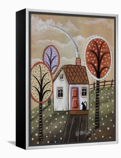 Cottage Cat 2-Karla Gerard-Framed Premier Image Canvas