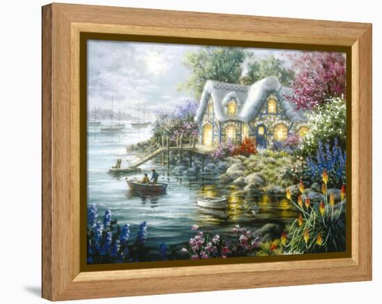 Cottage Cove-Nicky Boehme-Framed Premier Image Canvas