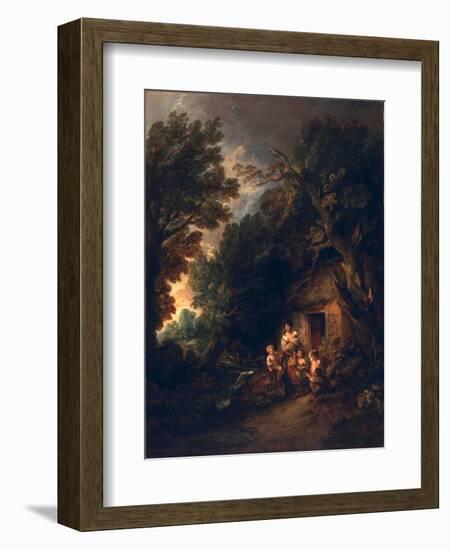 Cottage Door, C.1780-Thomas Gainsborough-Framed Giclee Print