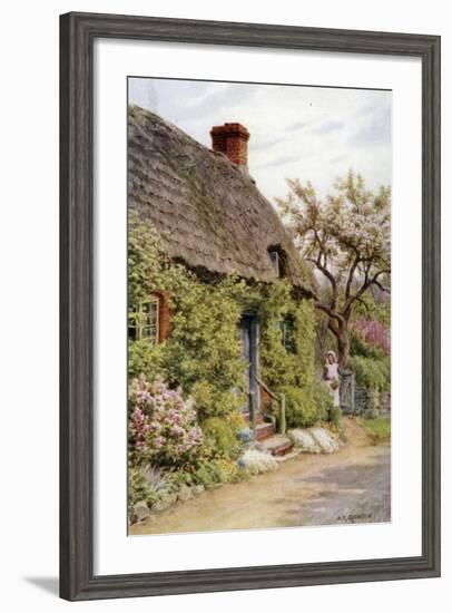 Cottage Door, Elmley Castle, Worcester-Alfred Robert Quinton-Framed Giclee Print