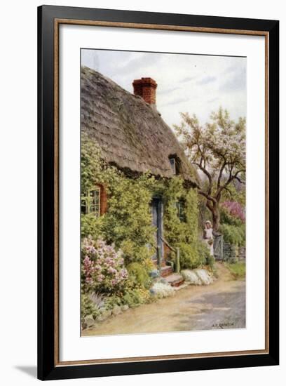 Cottage Door, Elmley Castle, Worcester-Alfred Robert Quinton-Framed Giclee Print