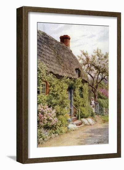 Cottage Door, Elmley Castle, Worcester-Alfred Robert Quinton-Framed Giclee Print