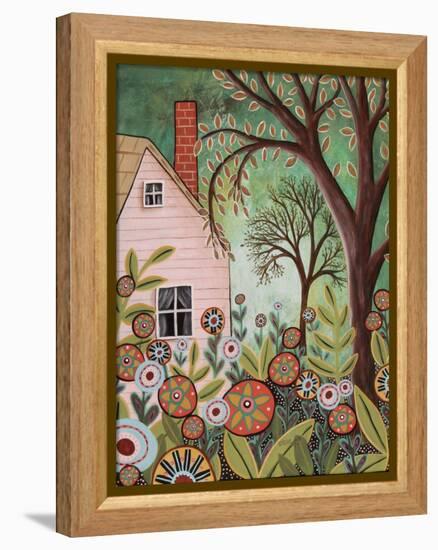 Cottage Garden 1-Karla Gerard-Framed Premier Image Canvas