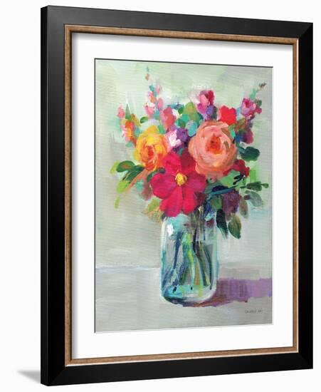 Cottage Garden Bouquet II-Danhui Nai-Framed Art Print