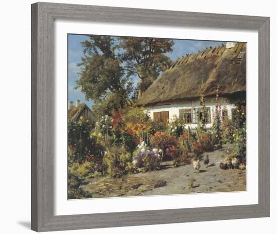 Cottage Garden-Peder Monsted-Framed Giclee Print