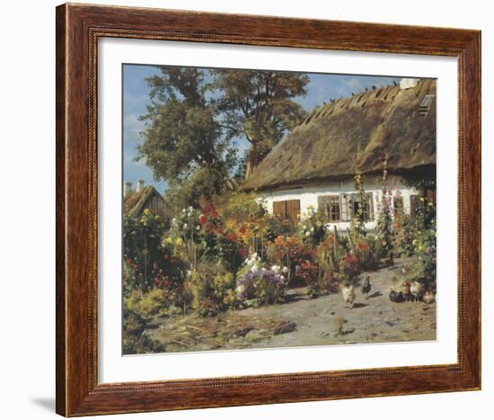 Cottage Garden-Peder Monsted-Framed Giclee Print