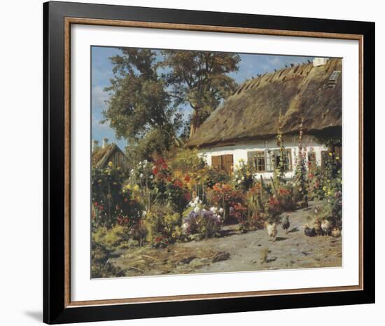 Cottage Garden-Peder Monsted-Framed Giclee Print