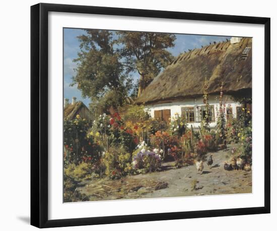 Cottage Garden-Peder Monsted-Framed Giclee Print