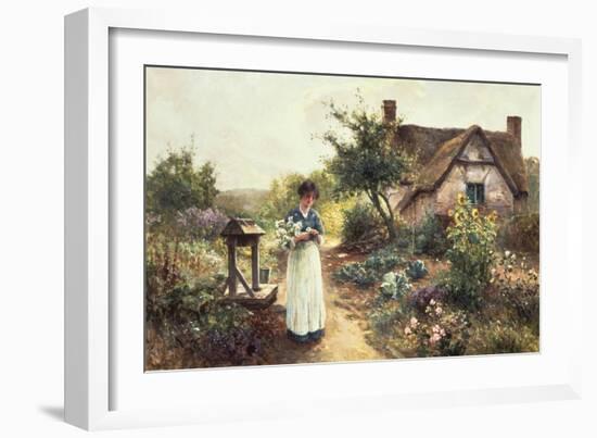 Cottage Garden-Ernest Walbourn-Framed Giclee Print