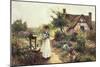 Cottage Garden-Ernest Walbourn-Mounted Giclee Print