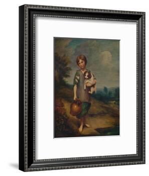 'Cottage Girl with Dog and Pitcher', 1785, (1935)-Thomas Gainsborough-Framed Giclee Print