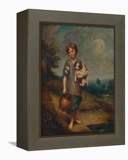 'Cottage Girl with Dog and Pitcher', 1785, (1935)-Thomas Gainsborough-Framed Premier Image Canvas